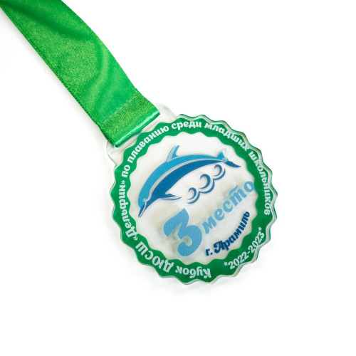 Медаль из акрила 1-слойная с УФ-печатью