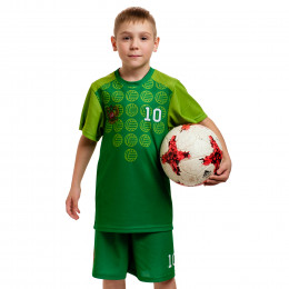 Форма футбольная детская с коротким рукавом и О-вырезом