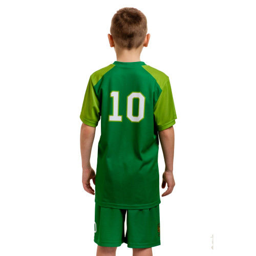Форма футбольная детская с коротким рукавом и О-вырезом