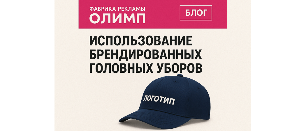 Использование брендированных головных уборов