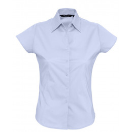 Рубашка женская с коротким рукавом Excess, голубая