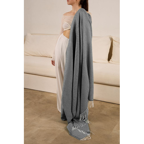 Плед «Гирвас», серый