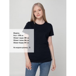 Футболка женская T-bolka Lady, темно-синяя