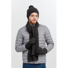 Шарф Heat Trick, черный меланж