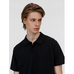 Рубашка поло унисекс Pulse, черная