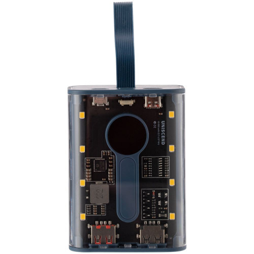 Аккумулятор с быстрой зарядкой Trellis Quick 10000 мАч, синий