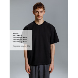 Футболка оверсайз Kangas, черная