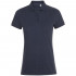 Рубашка поло женская Brandy Women, темно-синяя с белым Рубашка поло женская Brandy Women, темно-синяя с белым