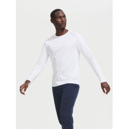 Футболка с длинным рукавом Sporty LSL Men, неоново-зеленая