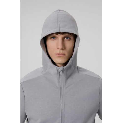 Куртка с капюшоном унисекс Begi, серая