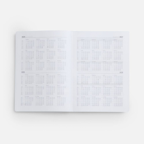 Ежедневник New Factor, недатированный, серый