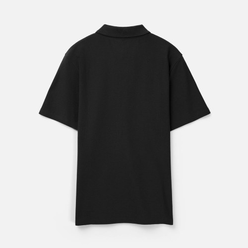 Рубашка поло унисекс Tervise, черная