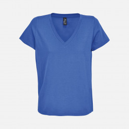 Футболка женская Regent Women с V-образным вырезом, ярко-синяя (royal)