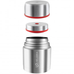 Термос для еды Relaxika 500, в чехле, стальной