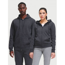 Толстовка мужская на молнии с капюшоном Seven Men, красная