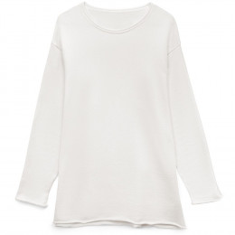 Лонгслив унисекс Siluetti Fuori, молочно-белый