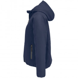 Куртка софтшелл с капюшоном женская Falcon Women, синяя