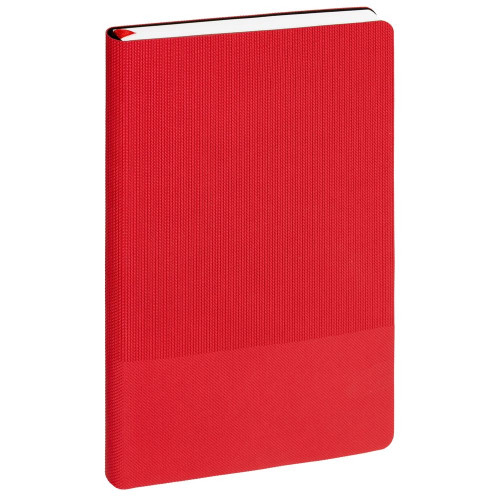 Ежедневник Knit, недатированный, красный