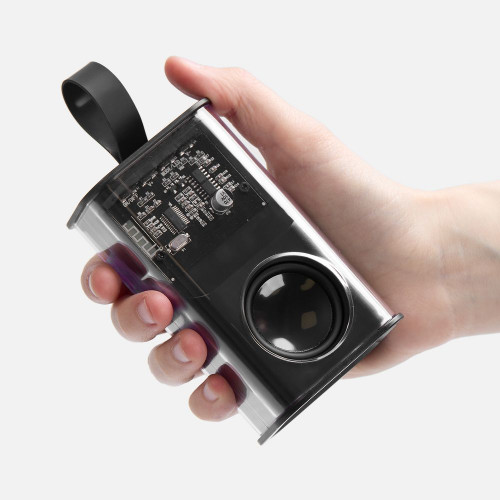 Bluetooth-колонка с подсветкой Groove, серая