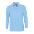 Рубашка поло мужская с длинным рукавом Winter II 210 голубая