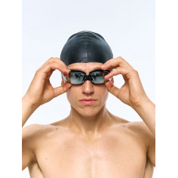 Очки для плавания зеркальные Underwater, черные