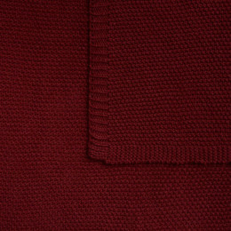 Плед Longview, темно-красный (винный)