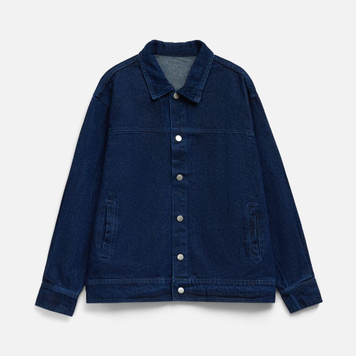 Куртка джинсовая O1, темно-синяя