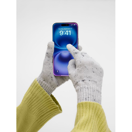 Перчатки сенсорные Spotti Senso, светло-серые