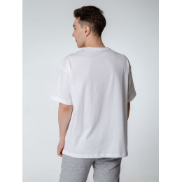 Футболка оверсайз мужская Boxy Men, бежевая (льняная)