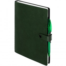 Ежедневник Strep Front на заказ, недатированный, зеленый