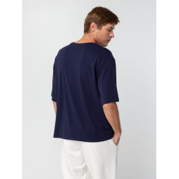 Футболка унисекс оверсайз Street Vibes, темно-синяя