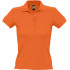 Рубашка поло женская People 210, оранжевая