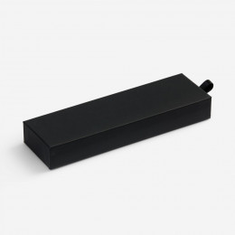 Ручка шариковая Broad Ring Soft Touch в футляре, черная