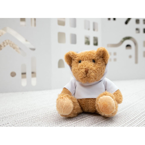 Мягкая игрушка «Мишка Cuddleton» в белом худи