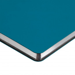 Ежедневник Aspect на заказ, недатированный, бирюзовый