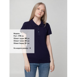 Рубашка поло женская Virma Lady, темно-синяя