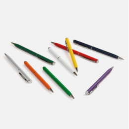 Ручка шариковая Hotel Chrome, ver.2, матовая оранжевая