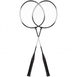 Набор для игры в бадминтон Gloucester, черно-серый