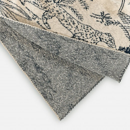 Плед Savanna, белый с синим