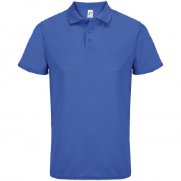 Рубашка поло унисекс Pitcher, ярко-синяя (royal)