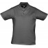 Рубашка поло мужская Prescott Men 170, темно-серая Рубашка поло мужская Prescott Men 170, темно-серая