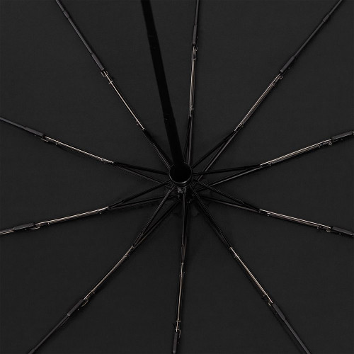 Зонт складной Cloudburst в подарочной упаковке, черный