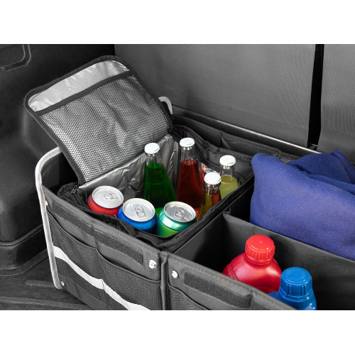 Органайзер в багажник с сумкой-холодильником Arranger, черный с серым