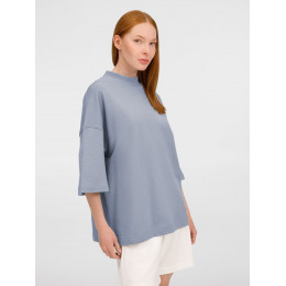 Футболка оверсайз унисекс T9, серая