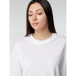 Футболка оверсайз женская Boxy Women, бежевая (льняная)