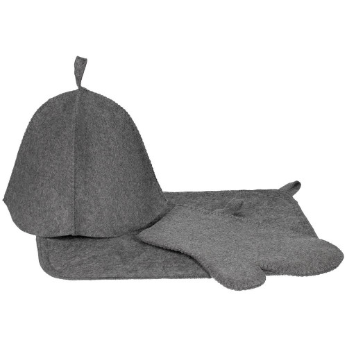 Банный набор Heat Therapy ver.2, мужской, светло-серый