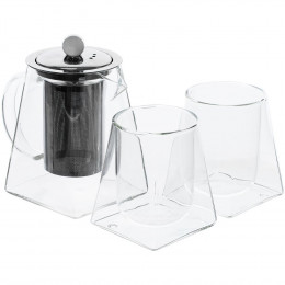 Чайный набор Quadroni в темно-синей коробке