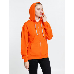Толстовка на молнии с капюшоном Siverga, оранжевая