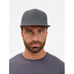 Бейсболка Epicore с прямым козырьком, серая