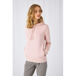 Толстовка с капюшоном женская BNC Inspire (Organic), желтая